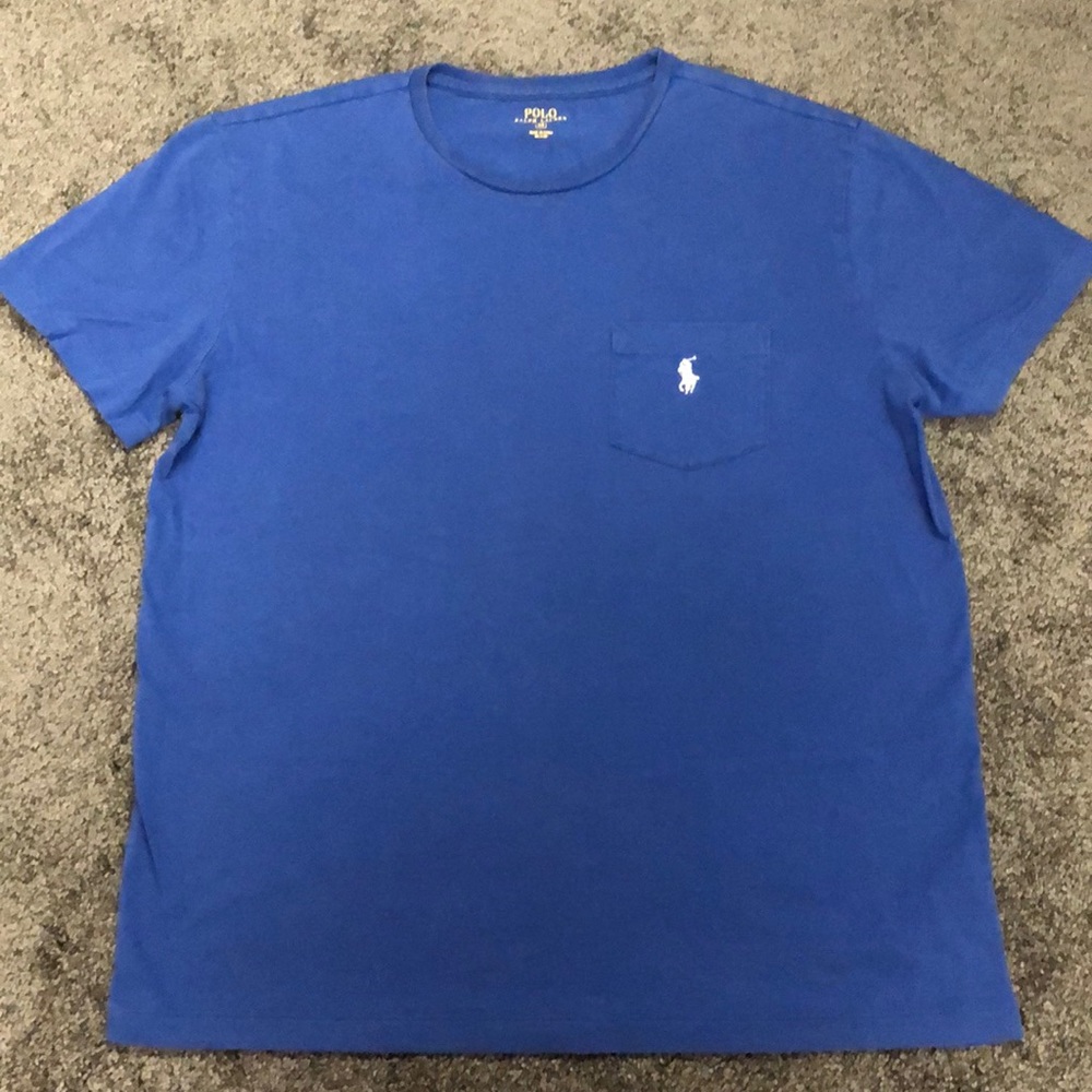 Men’s Ralph Lauren Polo blue cotton tshirt